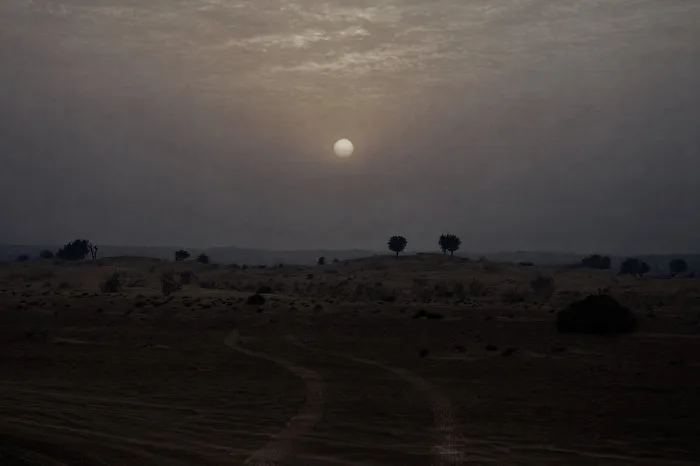 Sky over the desert