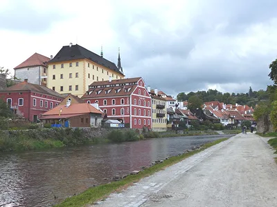 Spaziergang an der Moldau