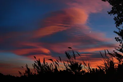Feuriger Sonnenuntergang