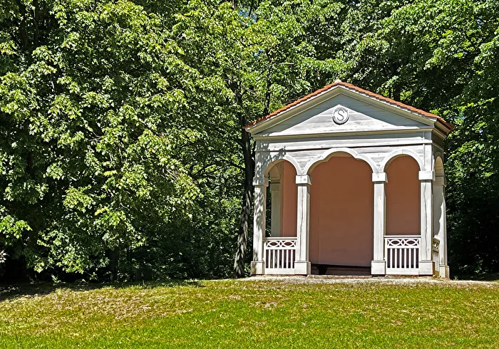 Agnes temple in the castle park Machern