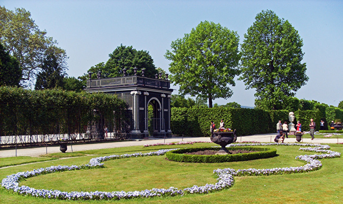 Schlossparks Schönbrunn in Wien