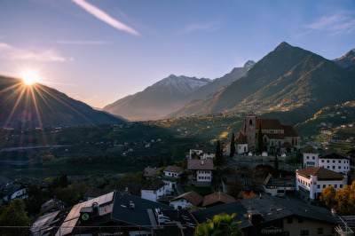 Herbstabend in Schenna