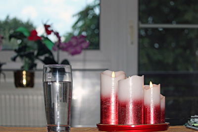 Ein letztes Glas Wasser zum Abend