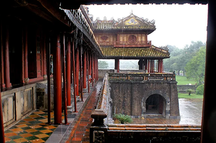 leichter Regen in Hue