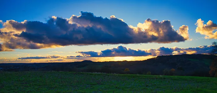 Abendhimmel im Saarland