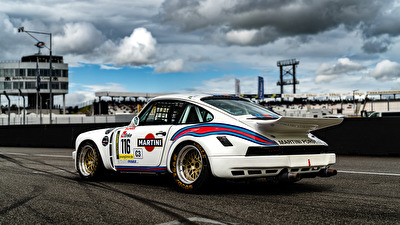 911 Rennwagen in seinem Habitat