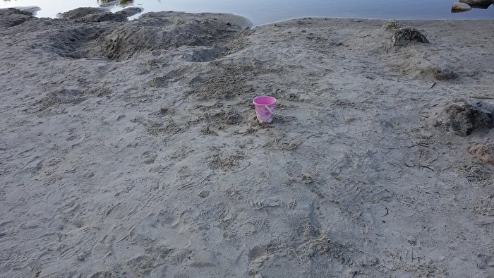 Olvidado en la playa...
