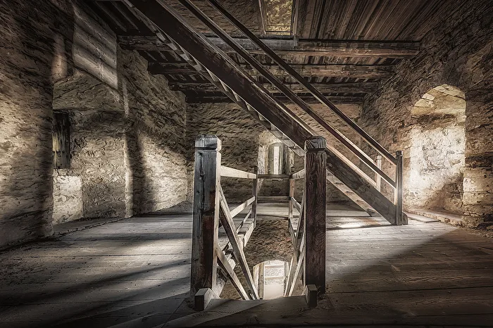 In the watchtower of Schaumburg Castle
