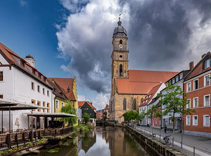 A morning in Amberg in the Upper Palatinate