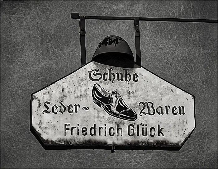 Historisches Werbeschild