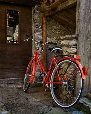 Das rote Fahrrad