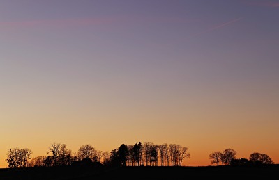 letzte Sonnenstrahlen eingefangen