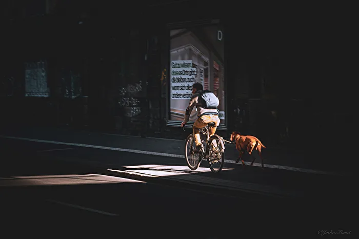 Passing through.