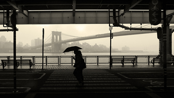 on a rainy day....