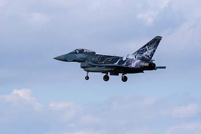 Eurofighter im Landeanflug