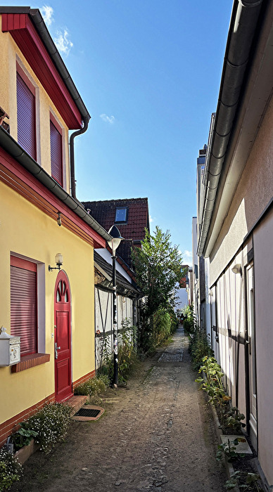 Straße mit Laterne...