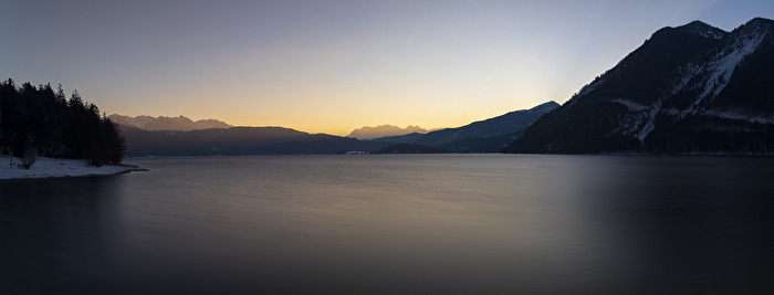 Walchensee im Winter
