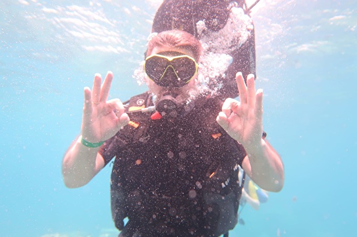 Wasser  Unter Wasser in Ägypten