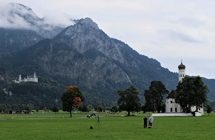 St. Koloman with Neuschwanstein Castle in the background