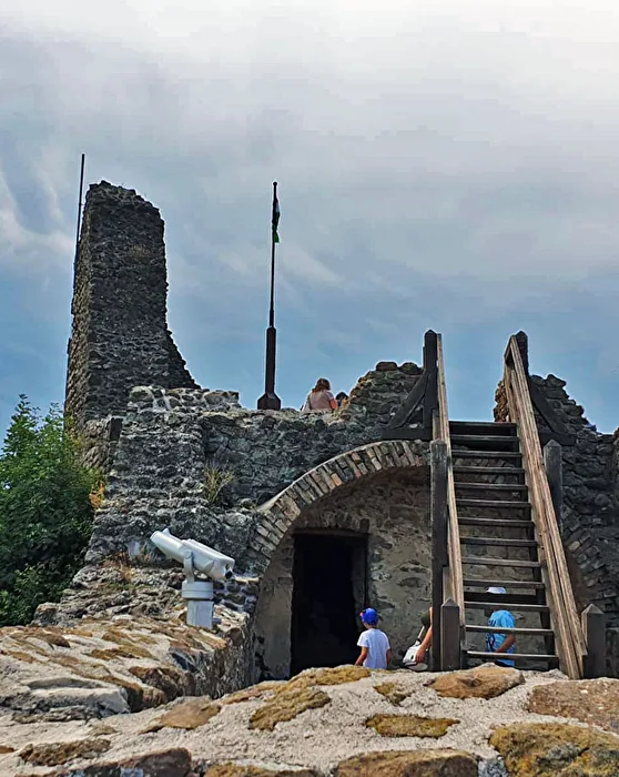 Castle Ruins Szigliget in Hungary