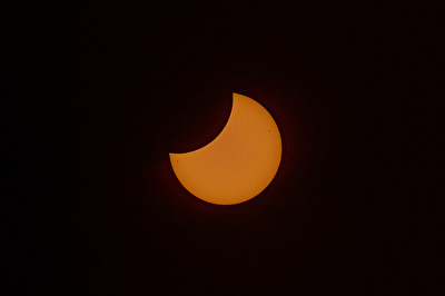 partielle Sonnenfinsternis am 25.10.