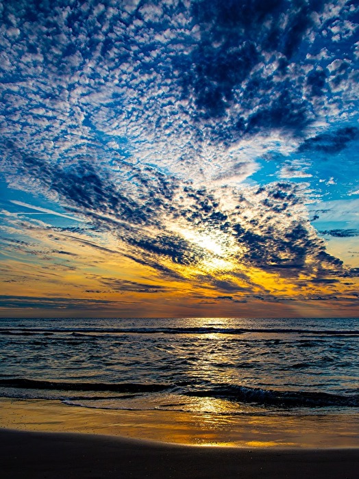 Wolkenstimmung Fernweh Sommererfrischungen Meer