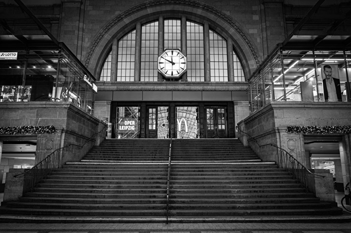 Bahnhofshalle Leipzig Eisenbahn