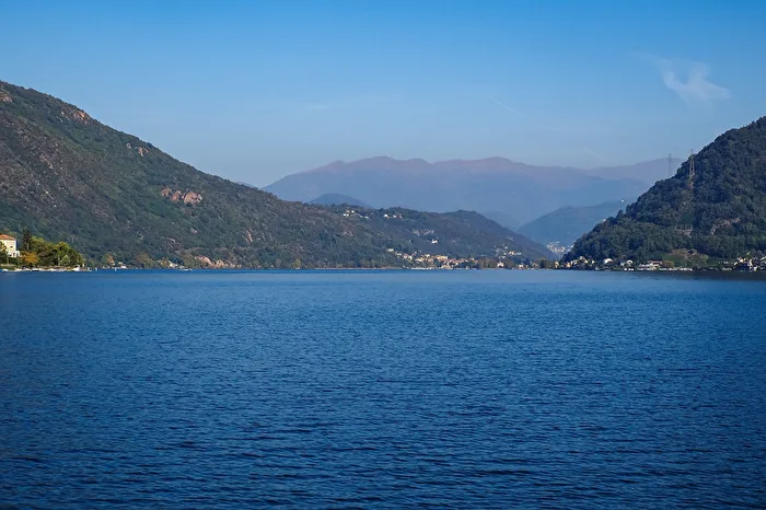 view over the Lugano Lake