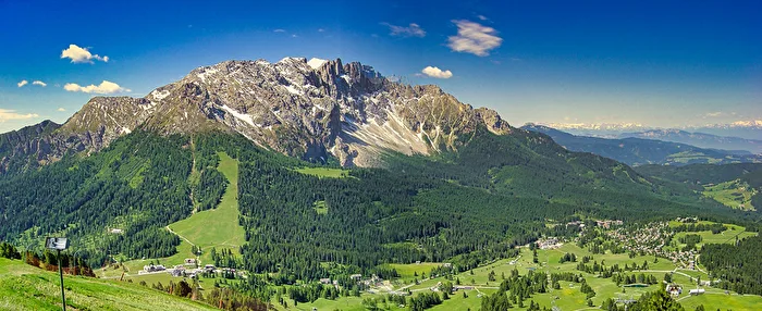 View from the Rosengarten massif to the Marmolada - South Tyrol