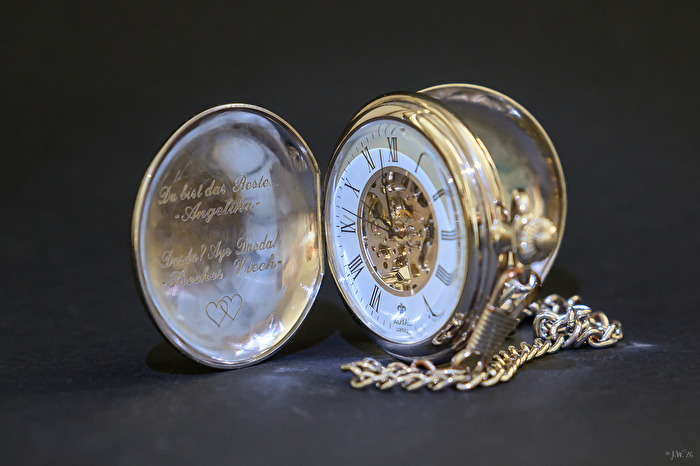 Taschenuhr mit Doppeldeckel