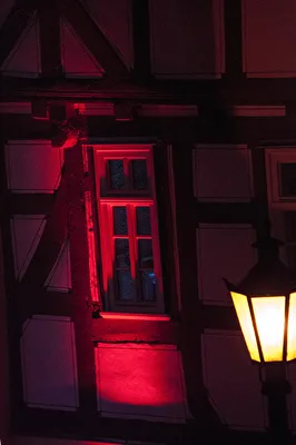 Rotlicht Fenster