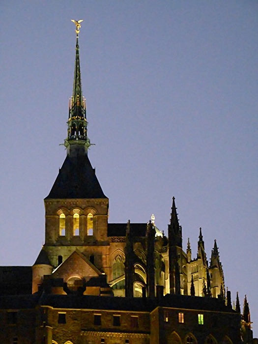 Turm der Abtei Mont Saint Michel