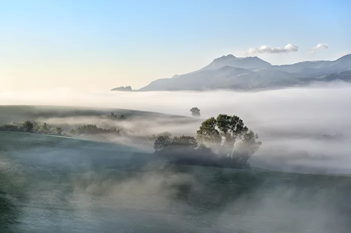 Sunrise in the Italian Marche