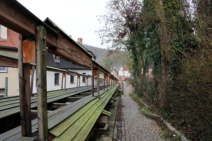 Altes Gestänge zum Gradierwerk