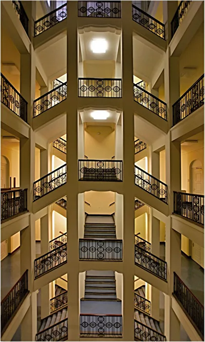 Treppenhaus in der Steinstraße 10, Hamburg