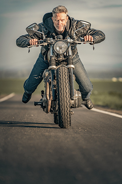 Biker-Shooting mit Dirk
