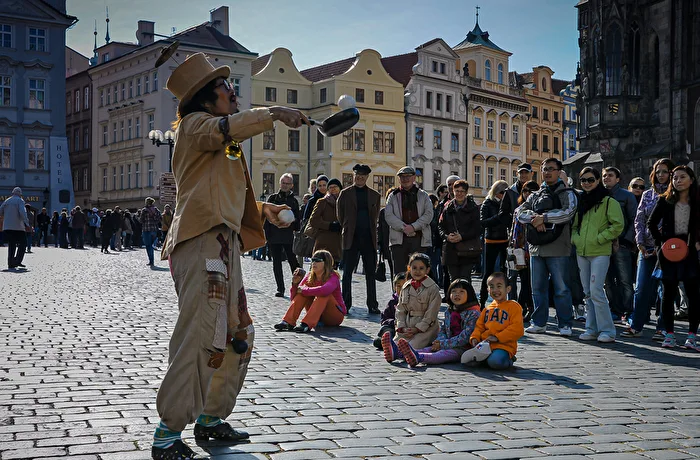 Japanese Clown in Prague