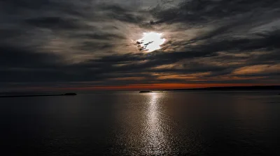 Sonnenaufgang über dem Ärmelkanal