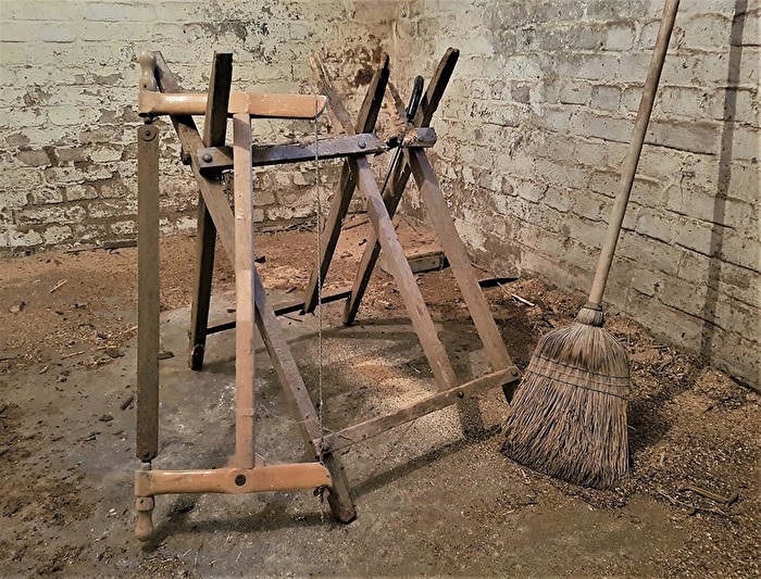 " Hier wurde mal gearbeitet "