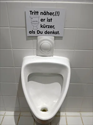 spaßiger Hinweis