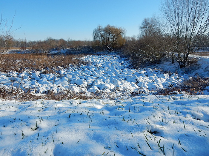 kleine Schneeberge