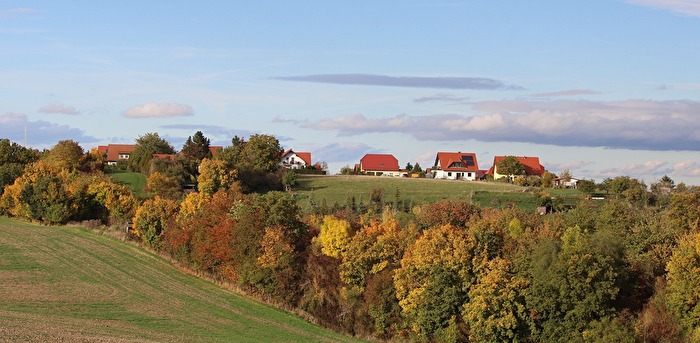 Herbstlandschaft, Foto neu zugeschnitten