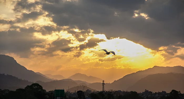 Morning Light over Pokhara