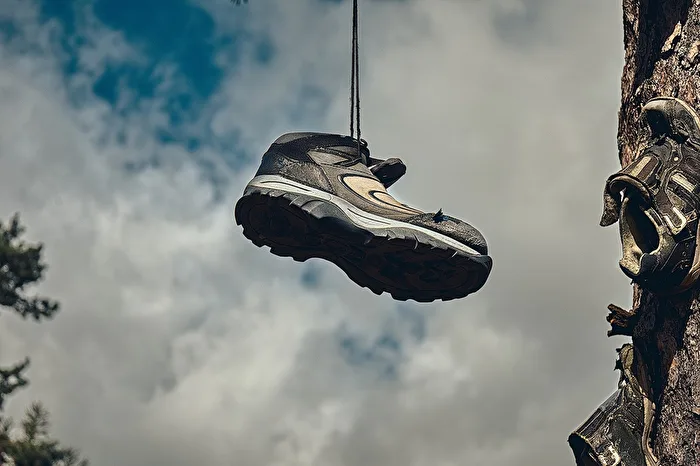 Chaussure suspendue
