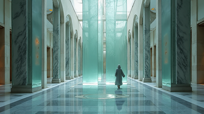 „Infinite Marble Corridor“