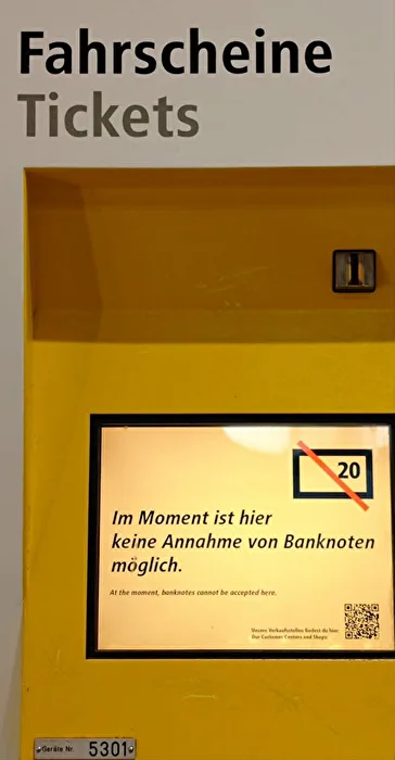 Keine Scheine ??? Also nur KleinGeld ??? Cent ???