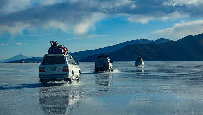 Tripp auf dem Salzsee