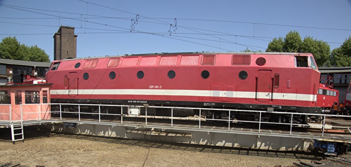 U-Boot auf der Drehscheibe