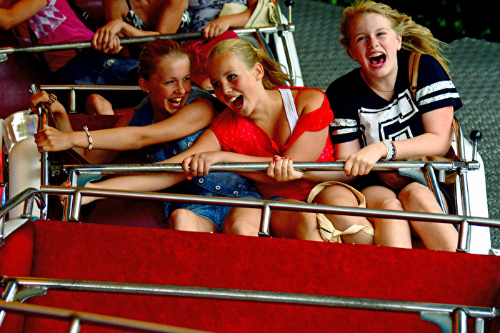 Karussell fahren macht glücklich.