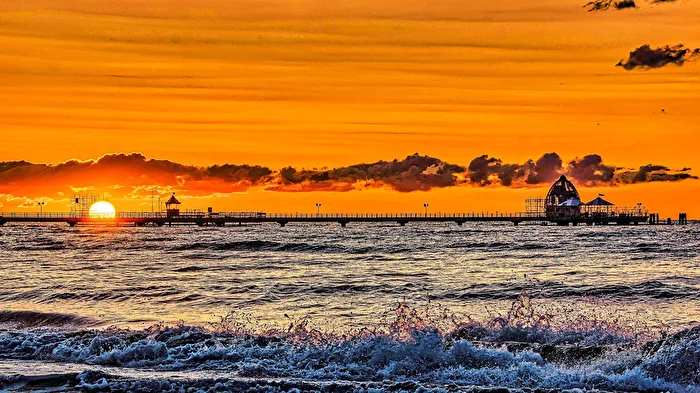 Goldenes Erwachen an der Ostsee